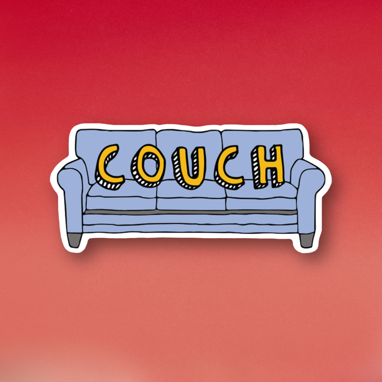 Couch Sticker
