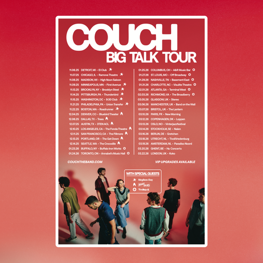 Big Talk Tour Poster